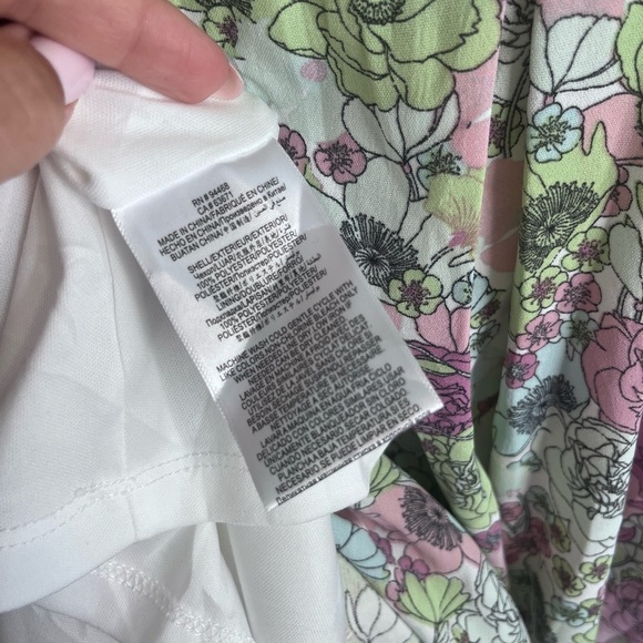 BCBG | Floral Puff Sleeve Dress - Picture 10 of 12